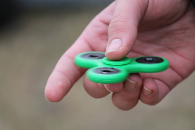 zelený spinner